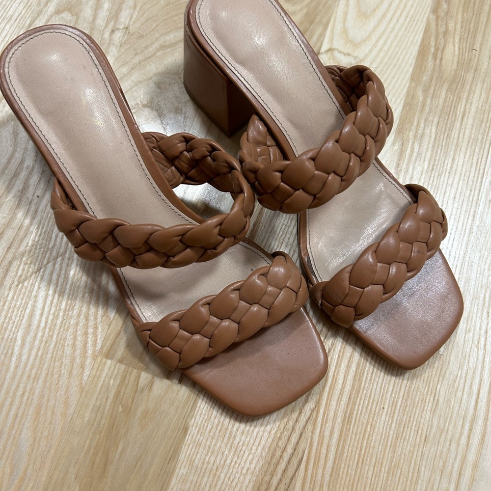 Target Tan Braided Women's Heels